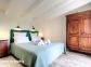 G&icirc;te &agrave; Montegrosso, Balagne, Haute-Corse, labellis&eacute; G&icirc;tes de France : la chambre  avec salle de bain privative