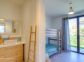 Gîte à Porto Vecchio, le Sud Corse, labellisé Gîtes de France : la chambre avec les lits superposés Gîte à Porto Vecchio, le Sud Corse, labellisé Gîtes de France : la chambre avec les lits superposés