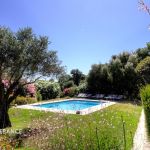 G&icirc;te &agrave; Montegrosso, Balagne, Haute-Corse, labellis&eacute; G&icirc;tes de France : le jardin et la piscine