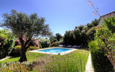 Ferienhaus Nr.60501 Montegrosso - Corse - G&icirc;te &agrave; Montegrosso, Balagne, Haute-Corse, labellis&eacute; G&icirc;tes de France : le jardin et la piscine