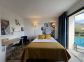 Chambres d'hôtes à Sagone, la Côte ouest, labellisées Gîtes de France : la chambre Azuré Ajonc Chambres d'hôtes à Sagone, la Côte ouest, labellisées Gîtes de France : la chambre Azuré Ajonc
