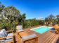 Gite à Sotta, Corse du sud labellisé Gites de France : la piscine avec la terrasse Gite à Sotta, Corse du sud labellisé Gites de France : la piscine avec la terrasse