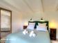 G&icirc;te &agrave; Montegrosso, Balagne, Haute-Corse, labellis&eacute; G&icirc;tes de France : la chambre  avec salle de bain privative