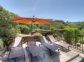 G&icirc;te &agrave; Sollacaro, le Grand Valinco, Corse-du-Sud, labellis&eacute; G&icirc;tes de France : la terrasse de la piscine