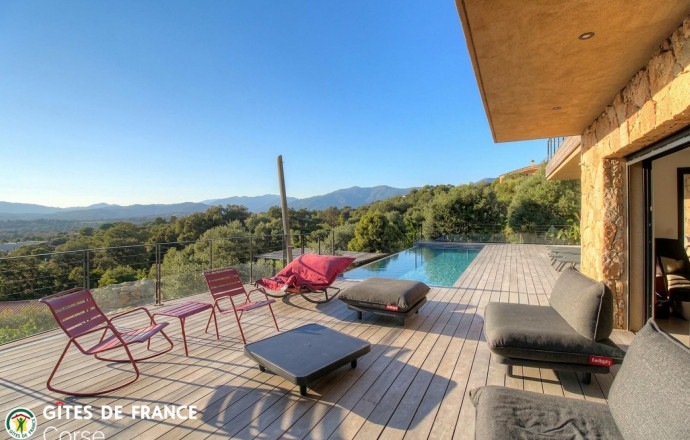 Ferienhaus Nr.28711 SAINTE LUCIE DE PORTO VECCHIO - Corse - Villa Rocher - G&icirc;te-28711-sainte-lucie-de-porto-vecchio-sud-corse-corse-du-sud-labellis&eacute;-g&icirc;tes-de-france-la terrasse
