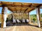 G&icirc;te &agrave; Oletta, Le Grand Bastia, Haute-Corse, labellis&eacute; G&icirc;tes de France : la terrasse 