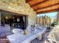 G&icirc;te &agrave; Oletta, Le Grand Bastia, Haute-Corse, labellis&eacute; G&icirc;tes de France : la terrasse couverte attenante au s&eacute;jour/cuisine