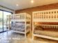 Gite à Sainte Lucie de Porto-Vecchio : le Sud Corse, Labellisé Gîtes de France : la chambre avec les lits superposés Gite à Sainte Lucie de Porto-Vecchio : le Sud Corse, Labellisé Gîtes de France : la chambre avec les lits superposés