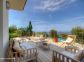 G&icirc;te &agrave; Monticello, Balagne, Haute-Corse, labellis&eacute; G&icirc;tes de France : la terrasse attenante au s&eacute;jour/salle &agrave; manger