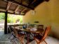 G&icirc;te &agrave; Ortale, C&ocirc;te orientale, Haute-Corse, labellis&eacute; G&icirc;tes de France : la terrasse couverte