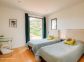 G&icirc;te &agrave; Monticello, Balagne, Haute-Corse, labellis&eacute; G&icirc;tes de France : une chambre de l'&eacute;tage avec sa salle d'eau privative
