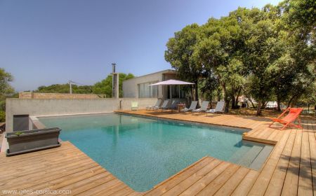 Ferienhaus Nr.25372 Sotta - Corse - Gite &agrave; Sotta, Corse du Sud, Labellis&eacute; G&icirc;tes de France : la piscine