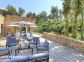 Gite à Cauro, le Grand Ajaccio, Corse du Sud, labellisé Gîtes de France : la terrasse côté entrée Gite à Cauro, le Grand Ajaccio, Corse du Sud, labellisé Gîtes de France : la terrasse côté entrée