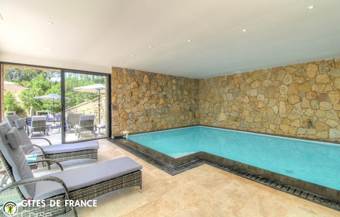 Gite à Cauro, le Grand Ajaccio, Corse du Sud, labellisé Gîtes de France : la piscine Ferienhaus Nr.28531 CAURO - Corse - U MULINU - Gite à Cauro, le Grand Ajaccio, Corse du Sud, labellisé Gîtes de France : la piscine