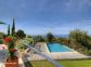 G&icirc;te &agrave; Monticello, Balagne, Haute-Corse, labellis&eacute; G&icirc;tes de France : la vue de la terrasse attenante au s&eacute;jour/salle &agrave; manger