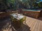 G&icirc;te &agrave; Porto Vecchio, Le Sud Corse, Corse du Sud, labellis&eacute; G&icirc;tes-de-France : la terrasse